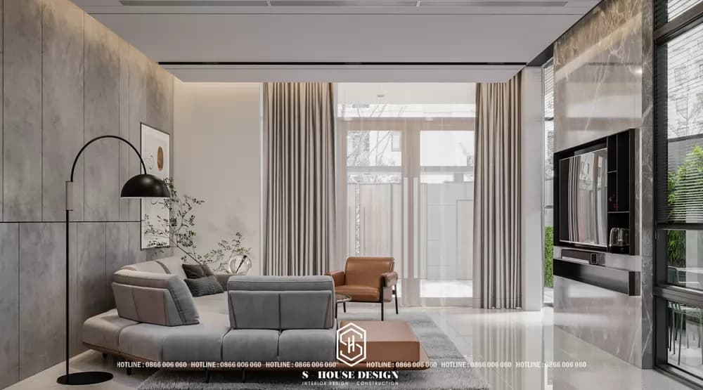 Thiết kế nội thất nhà phố anh Hùng (2)