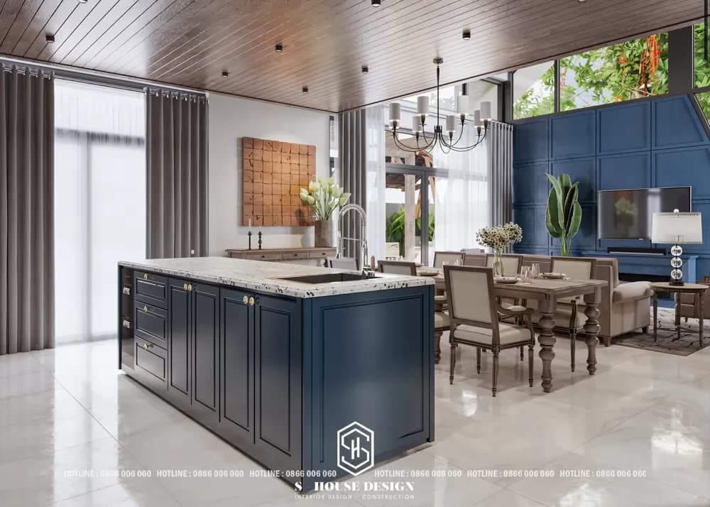 Thiết Kế Nội Thất Biệt Thự Vườn Anh Chung KĐT Giáng Hương (5)