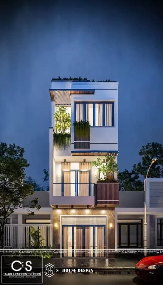 Mẫu thiết kế nhà phố hiện đại