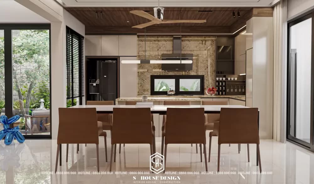 Thiết Kế Nội Thất Nhà Phố Anh Cường KĐT Mới Phước Long (4)