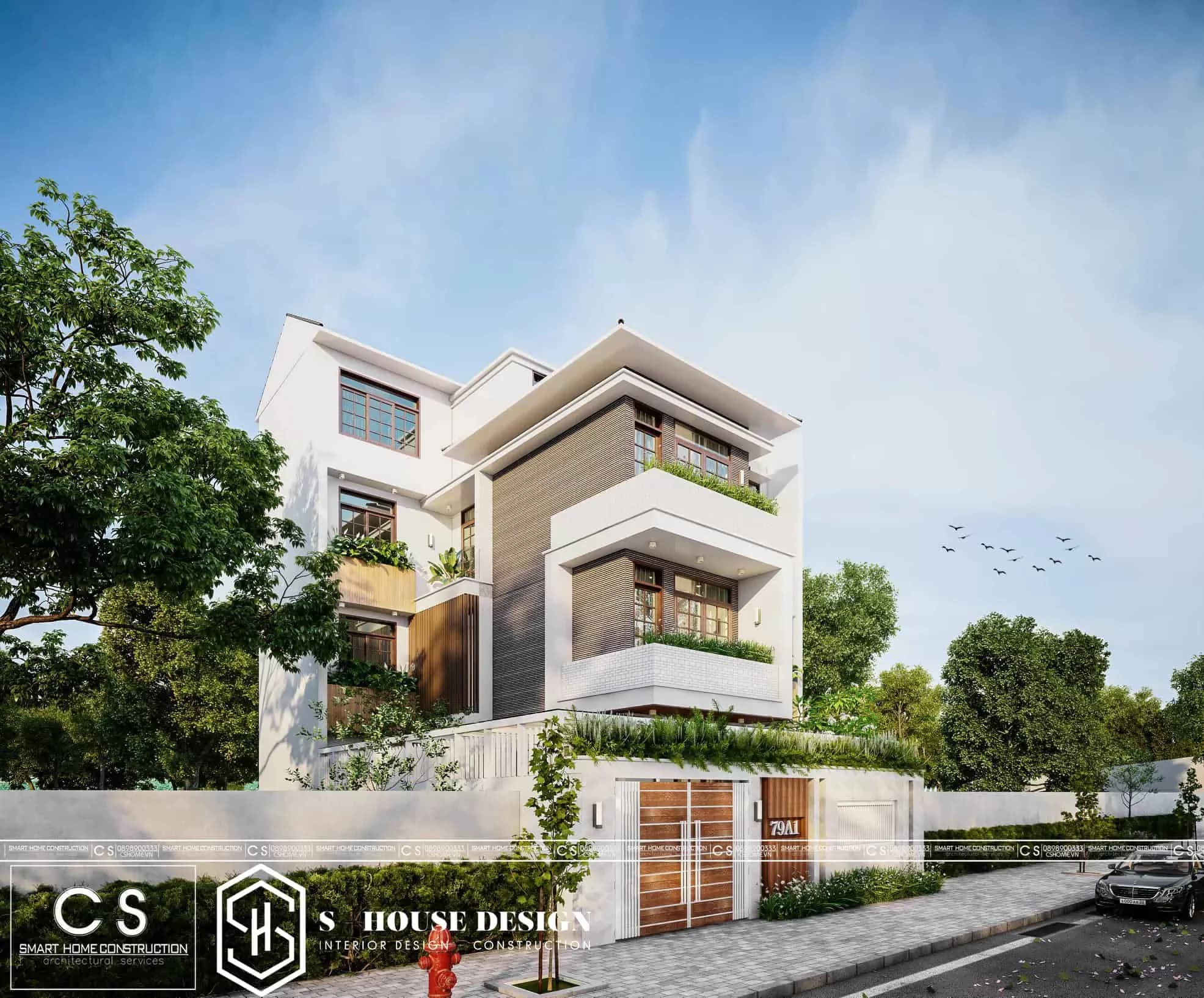 Thiết kế kiến trúc nhà anh Nghiêm (4)