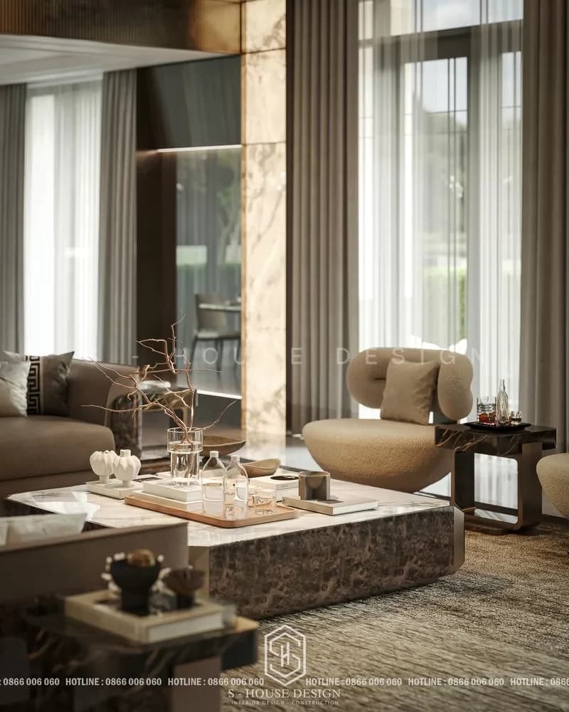 Thiết Kế Nội Thất Biệt Thự Hiện Đại The Oasis Bình Dương (3)