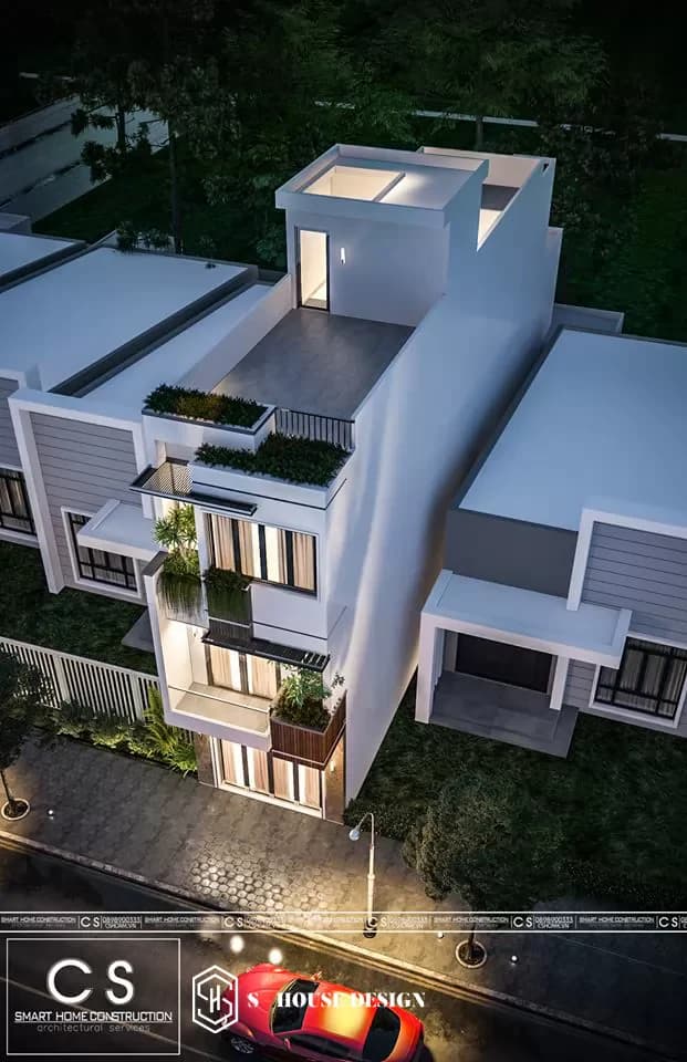 Mẫu thiết kế nhà phố hiện đại (3)