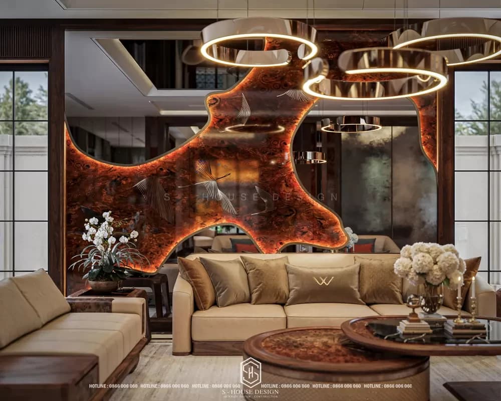 Interior Design of Walnut Wood Villa at VCN Phuoc Hai (2)