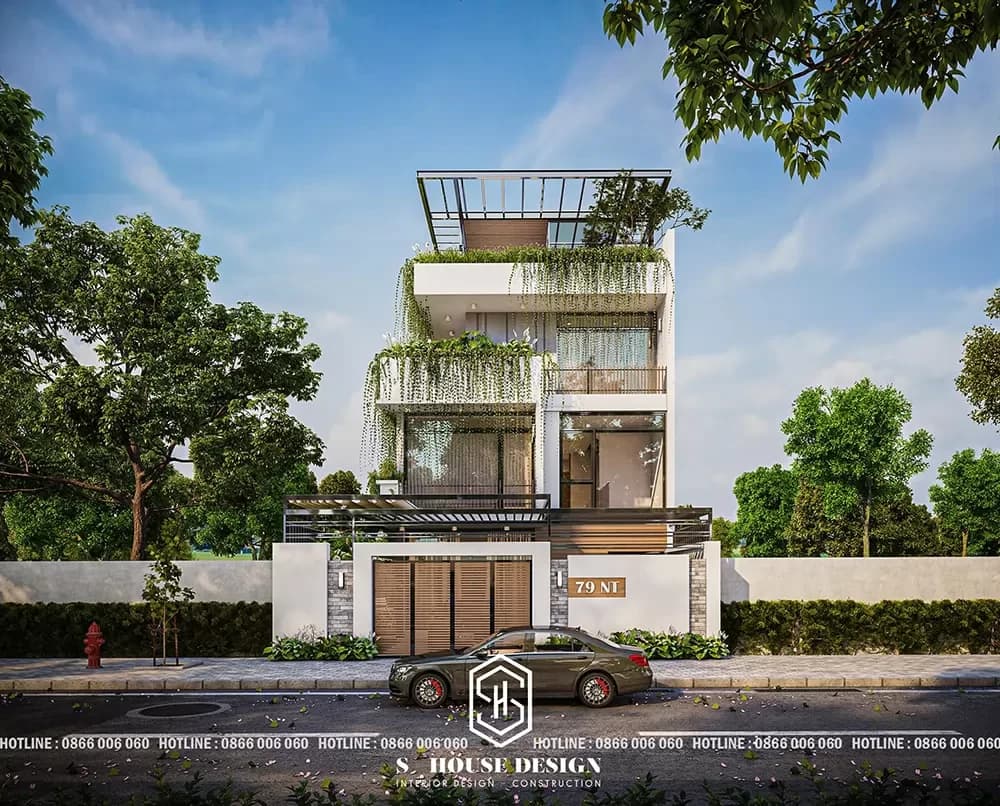 Architectural design of Ms. Hoa's townhouse (1)