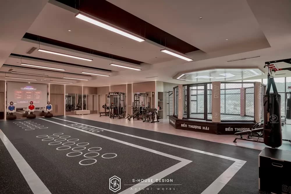Thực Tế Thi Công Hoàn Thiện Nội Thất Phòng Gym Bến Thượng Hải (3)