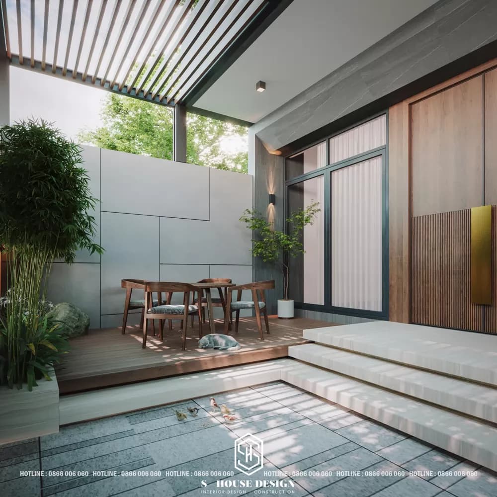 Architectural design of Thai-roofed townhouse by Mr. Thinh (4)