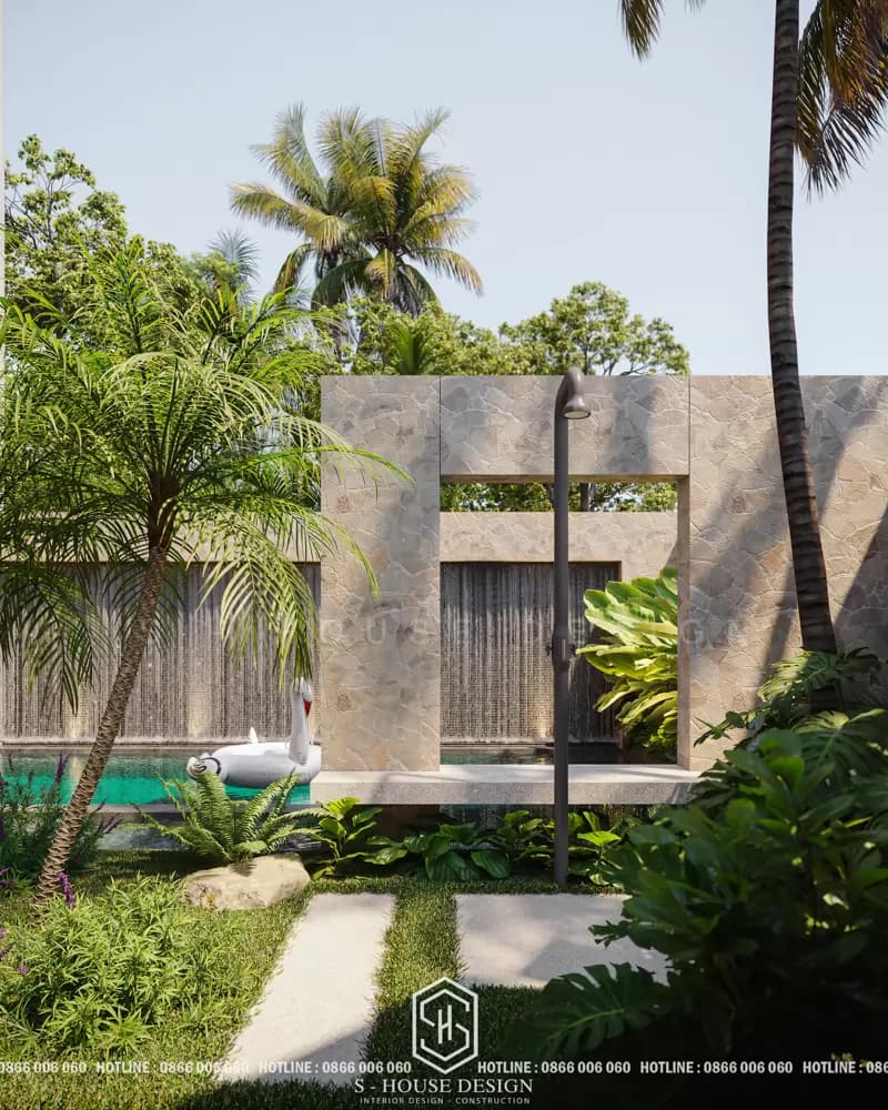 Thiết Kế Biệt Thự Phong Cách Nhiệt Đới Tropical Modern (2)