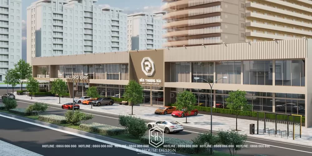 Thiết Kế Tổ Hợp Coffee Shop - Billiard - Gym Bến Thượng Hải (2)