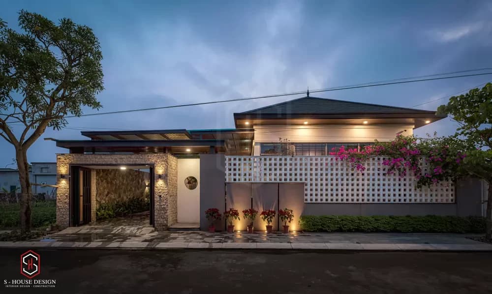 Kiến Trúc Thực Tế Biệt Thự Vườn Anh Trí (1)