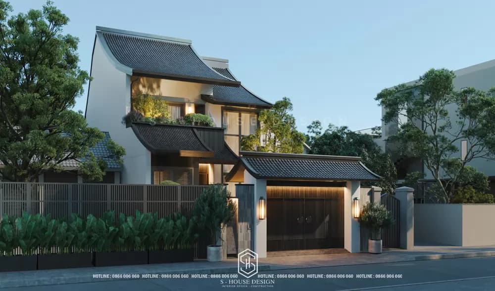 Modern Townhouse Design Combining Japanese Tradition (5)