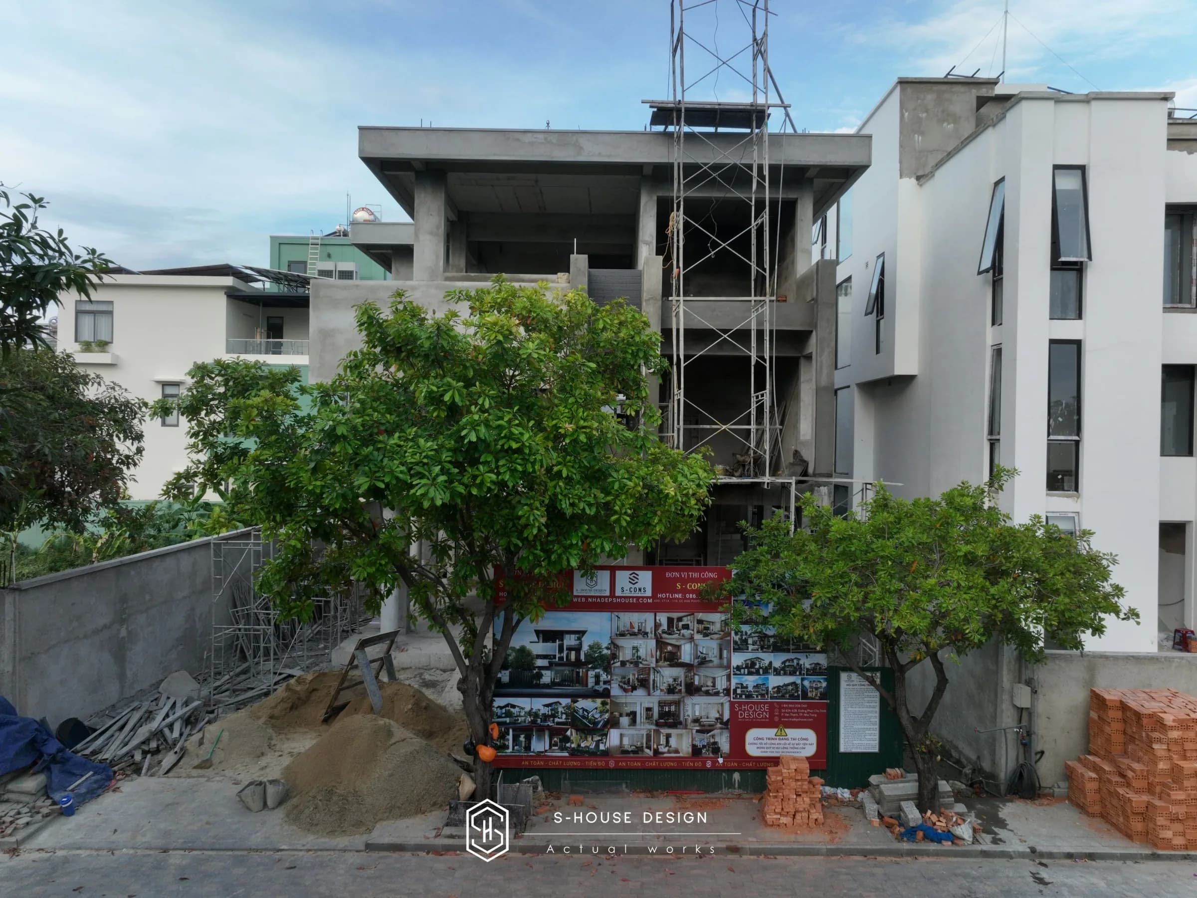 Happy Villa - Thi Công Biệt Thự Hiện Đại 16x22m Tại Khu Đô Thị VIP