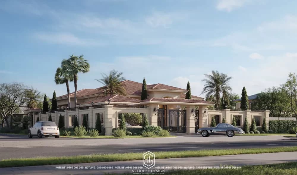 Mediterranean Style Garden Villa Design (3)