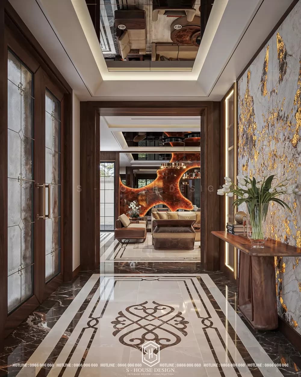 Interior Design of Walnut Wood Villa at VCN Phuoc Hai (5)
