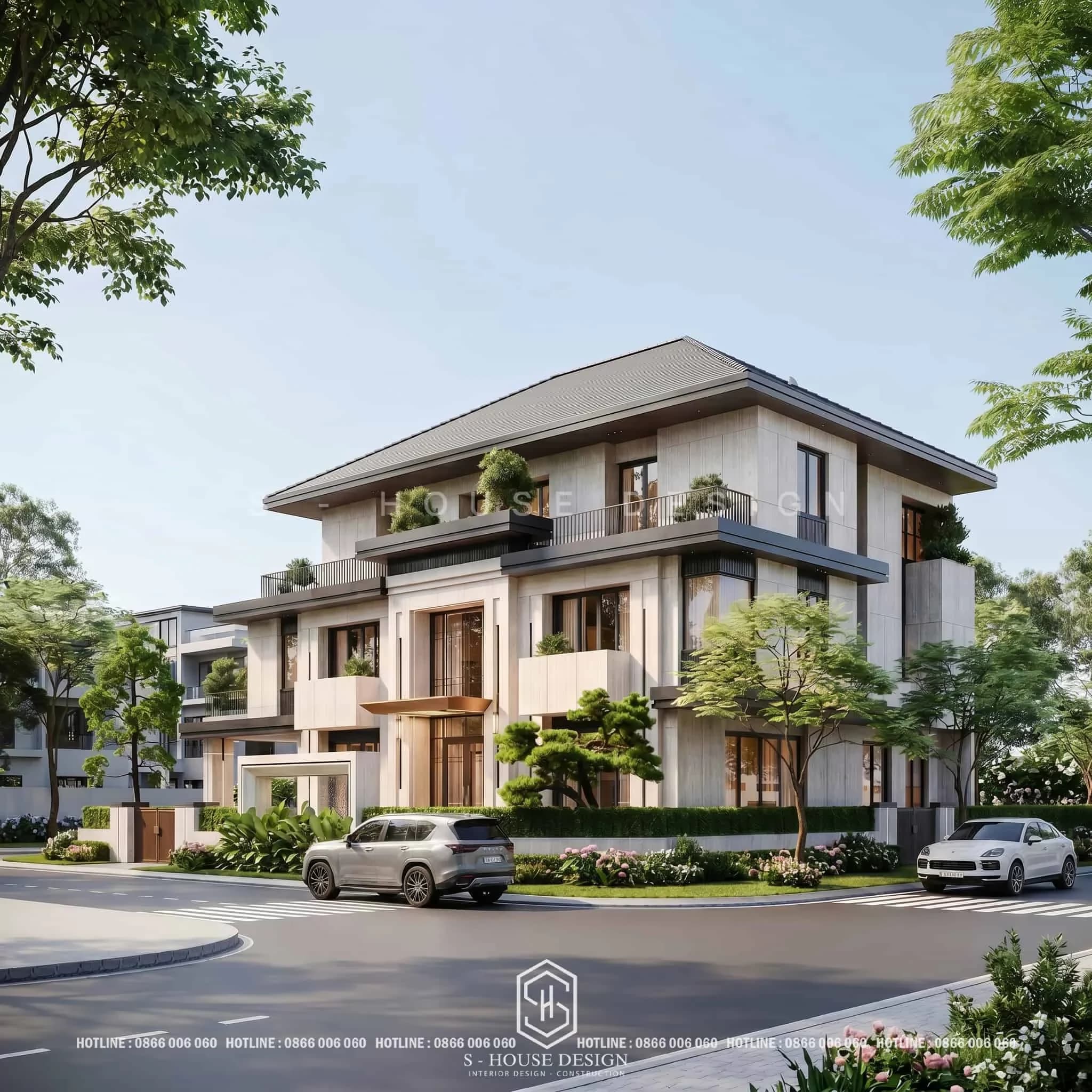 Thiết Kế Biệt Thự The Oasis Bình Dương Phong Cách Hiện Đại (4)
