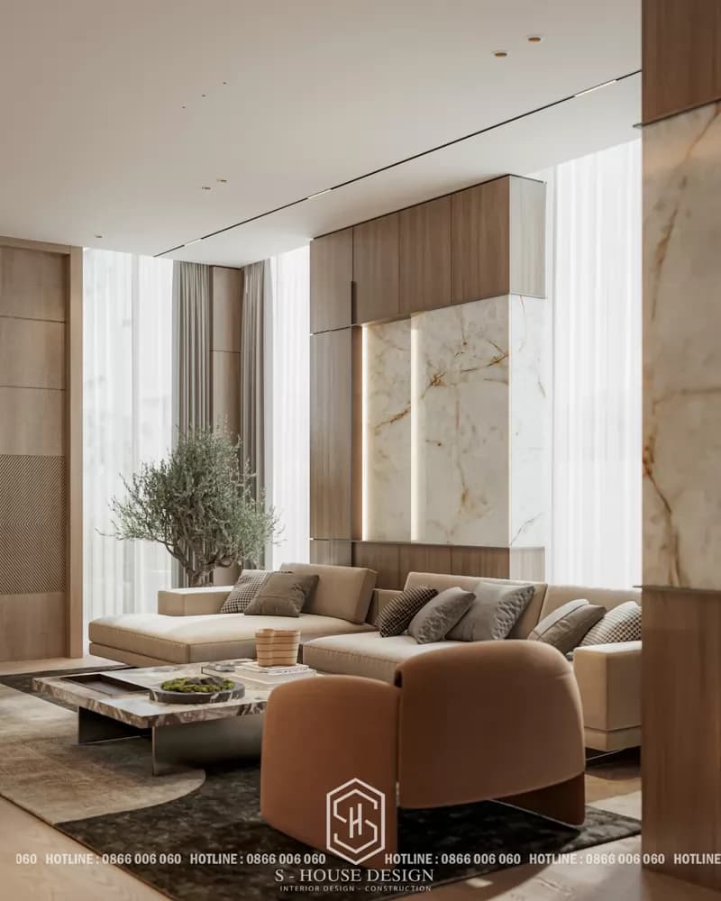 Thiết Kế Nội Thất Biệt Thự Hiện Đại Villa Thủ Thiêm (3)