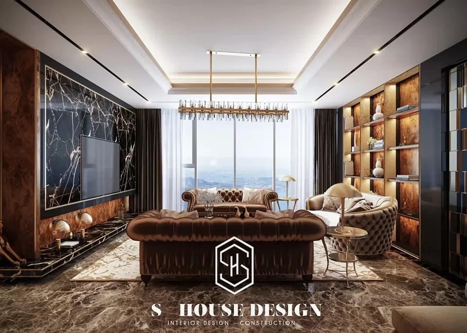 Thiết kế nội thất căn hộ cao cấp Penthouse President (4)