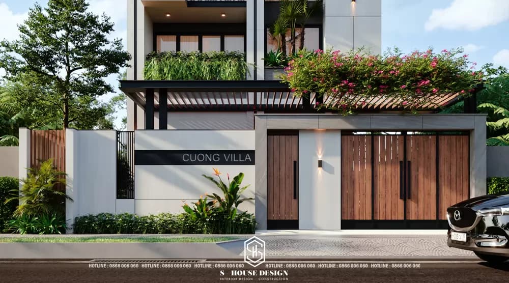 Thiết kế kiến trúc nhà phố anh Cường tại KĐT Mới Phước Long (4)