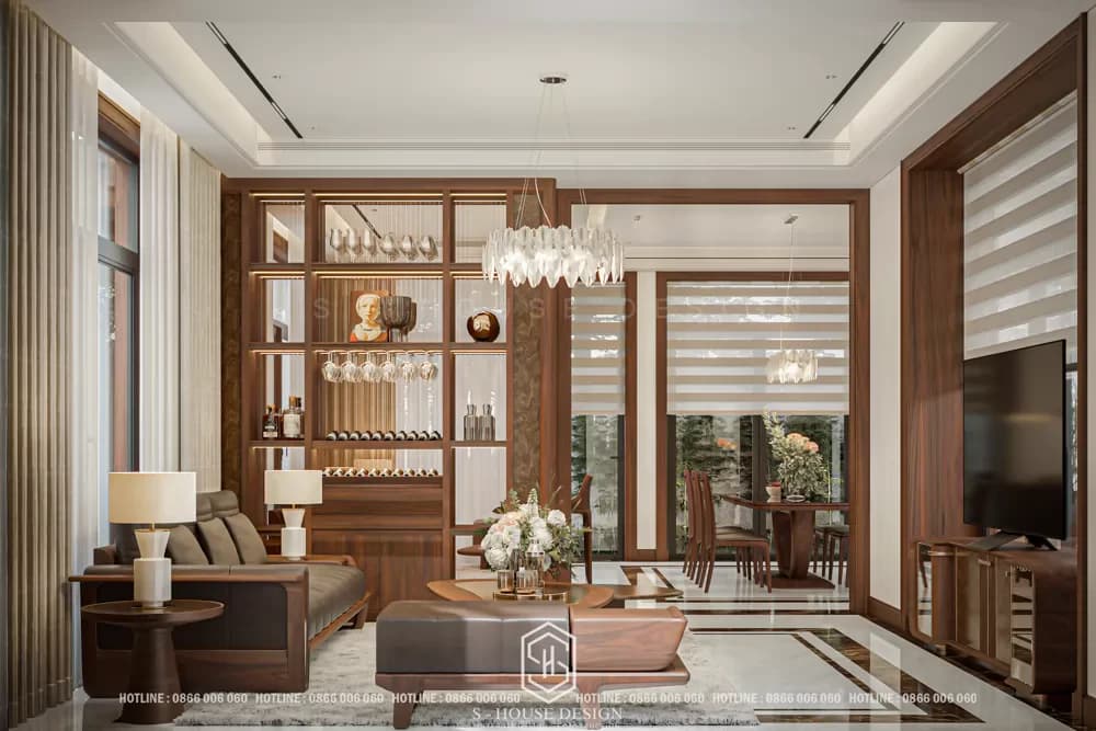 Nội Thất Nhà Phố Hiện Đại Chú Hy Tại KĐT Handico Vinh Tân
