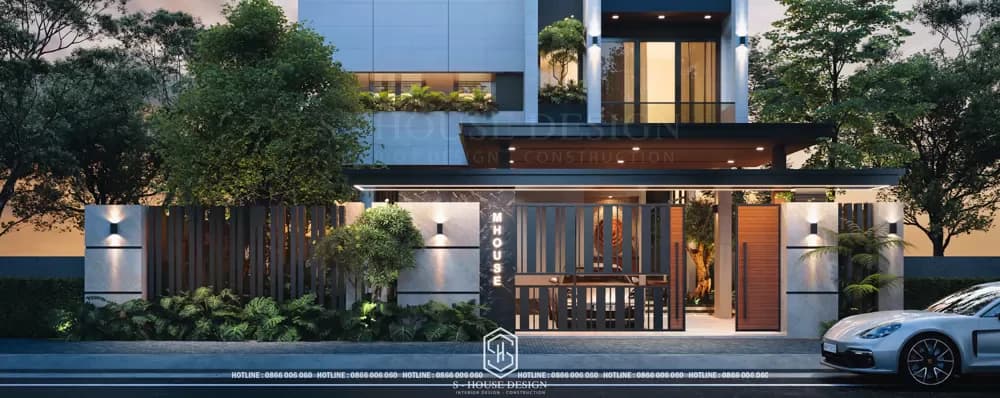 Thiết Kế Biệt Thự Hiện Đại 3 Tầng Tại KĐT VIP 1 VCN Phước Hải (2)