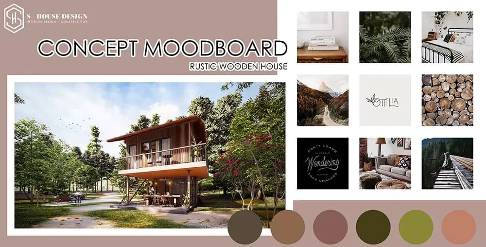 homestay farmstay wooden bungalow house design (4)