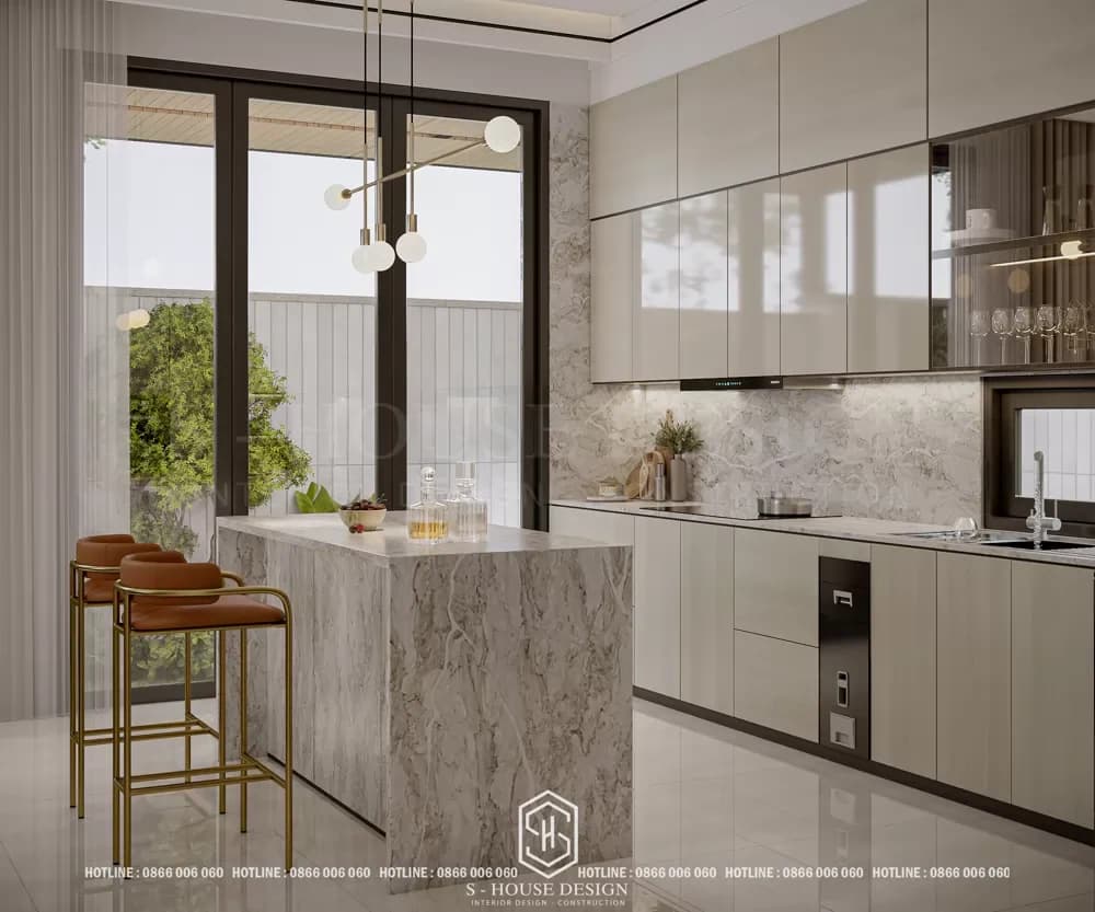 Modern 3-storey Villa Interior at VIP 1 VCN Phuoc Hai Urban Area (2)