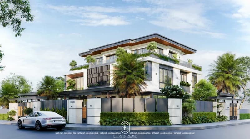 Thiết Kế Biệt Thự Song Lập Anh Tuấn Tại KĐT Mỹ Gia