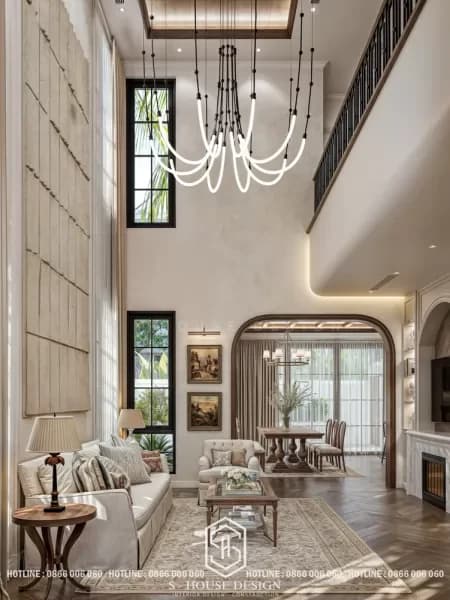 Thiết Kế Nội Thất Farmhouse Biệt Thự Bellana Villa