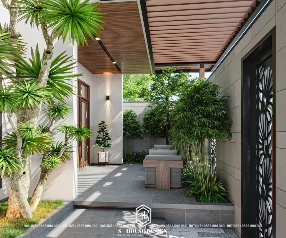 Architectural design of modern 2-front corner townhouse (3)