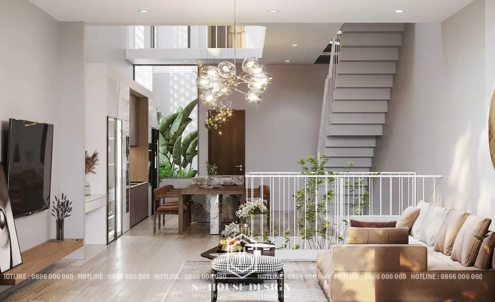 Interior design of Anh Minh's 2-storey townhouse (5)