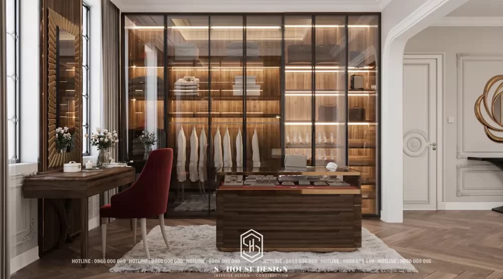 Thiết kế nội thất biệt thự tân cổ điển (4)