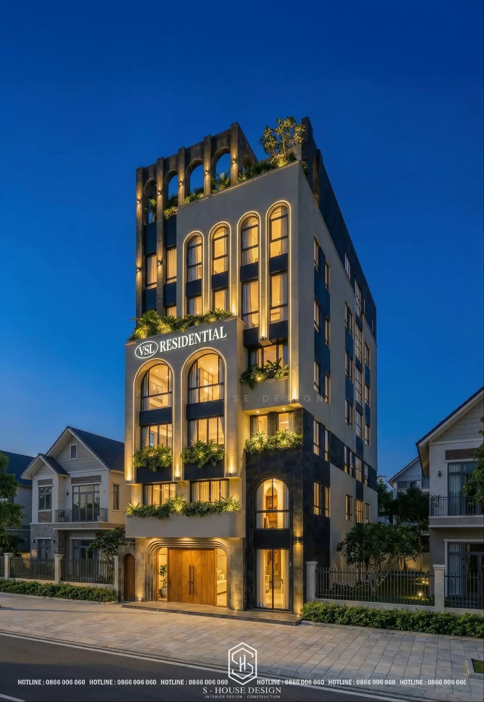 Townhouse Design Combined with Luxury Apartment Rental Business (5)