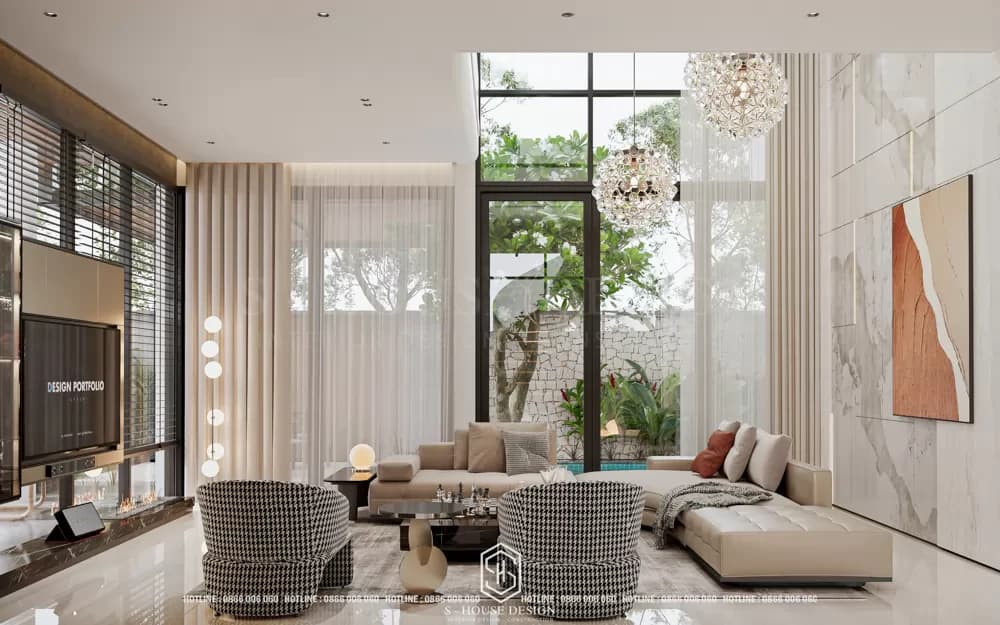 Nội Thất Biệt Thự Hiện Đại 3 Tầng Tại KĐT VIP 1 VCN PHước Hải (3)