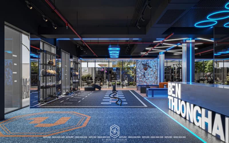 Gym design - Shanghai Bund Gym & Fitness Center
