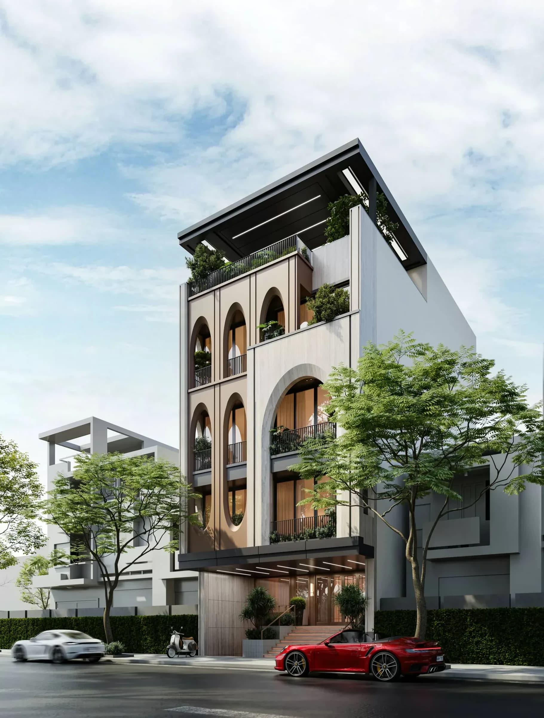Modern Style High-end Townhouse Design in Nha Trang (5)