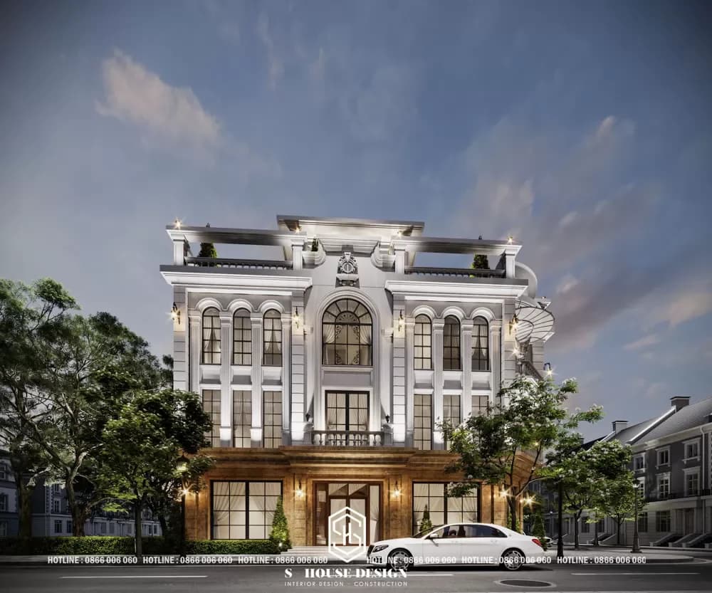 Thiết kế nhà hàng sang trọng tân cổ điển (3)