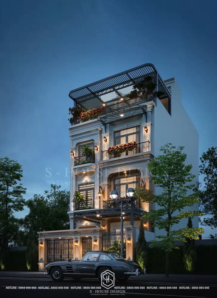 Kiến Trúc Nhà Phố Tân Cổ Điển Tại Thành phố Thủ Đức TP Hồ Chí Minh (3)