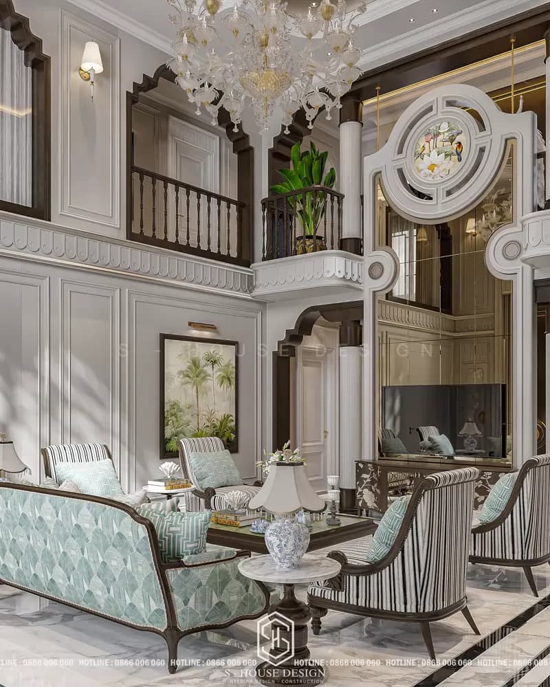 Indochine Style Villa Interior Design in Nha Trang (2)