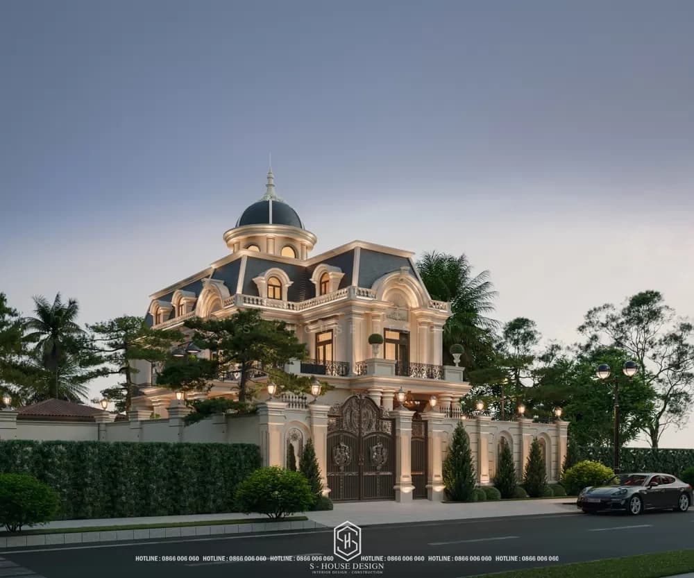 Thiết Kế Biệt Thự Tân Cổ Điển Tại Ninh Hòa (2)