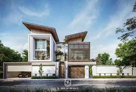 Thiết kế kiến trúc biệt thự Nam Đàn - Nghệ An