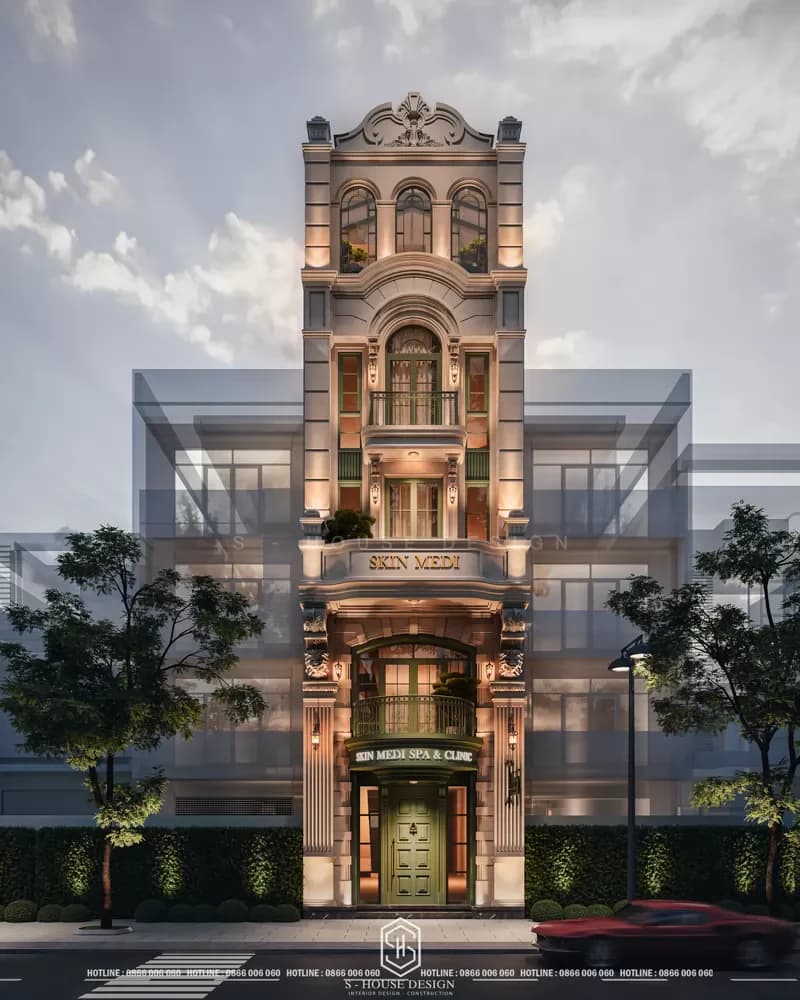 Impressive Neoclassical 4-storey Townhouse Design (1)