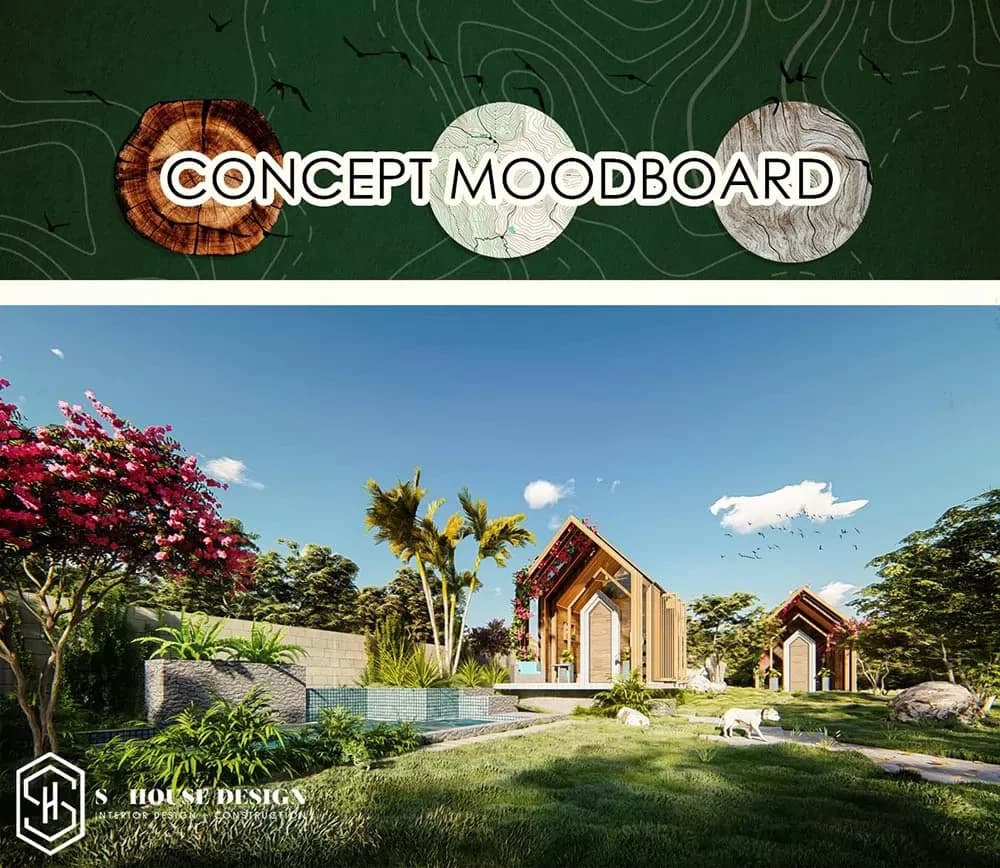 thiết kế nhà gỗ bungalow homestay farmstay (5)