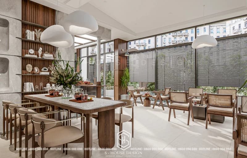 Beautiful Modern Style Cafe Interior Design