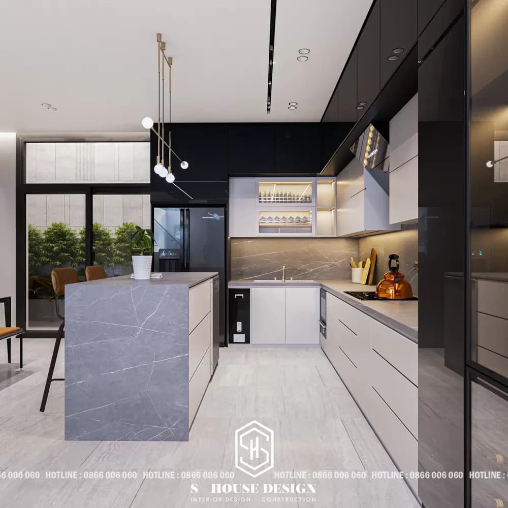Modern 3-storey corner townhouse interior design (5)