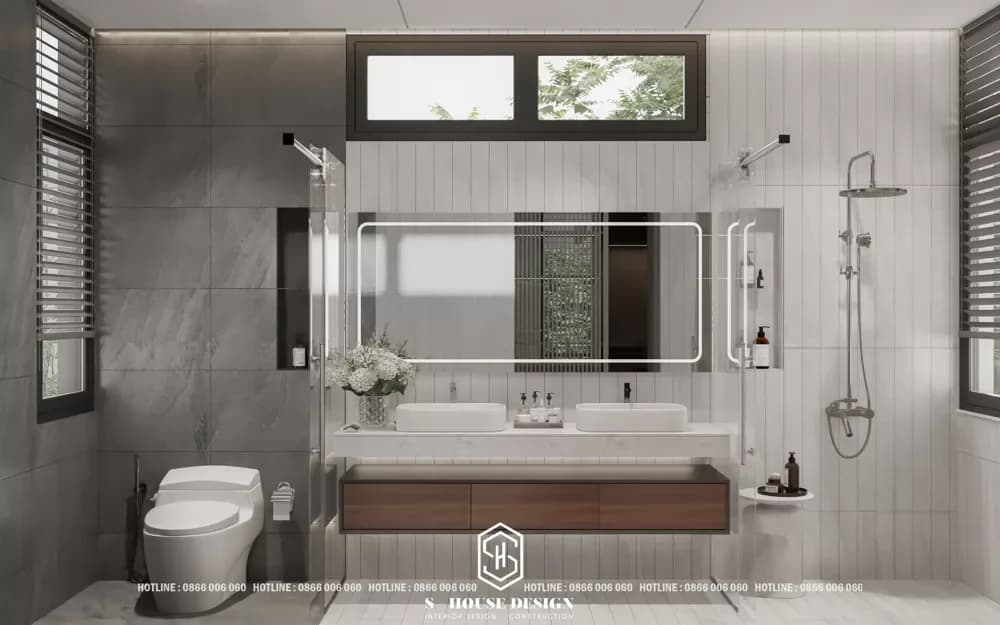 Thiết kế nội thất biệt thự đất xéo chị Liễu Cam Ranh (3)