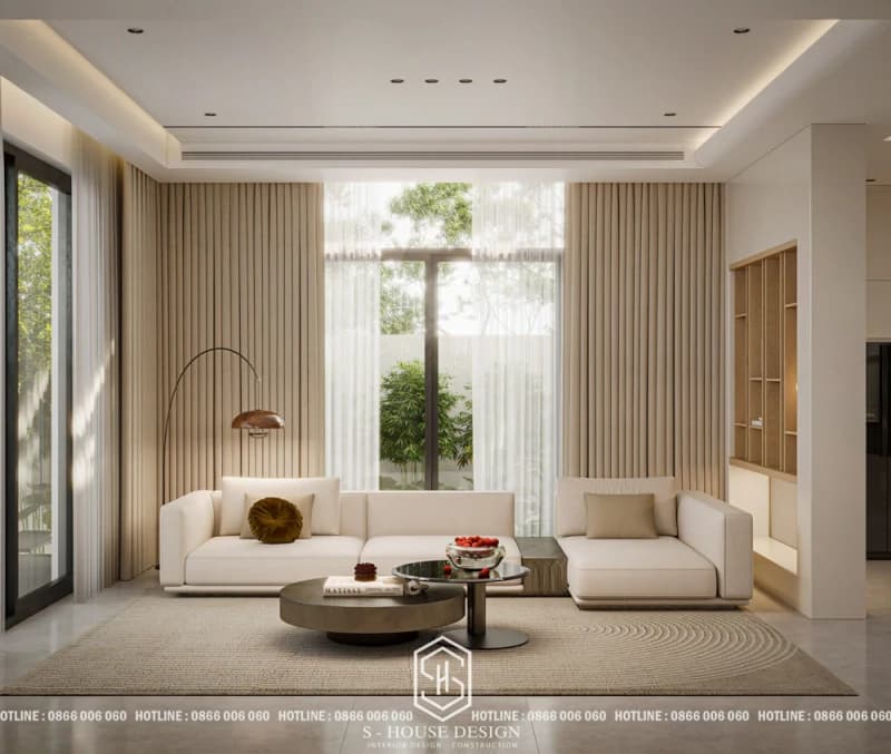 Thiết Kế Nội Thất Biệt Thự Hiện Đại Anh Hùng Khu Đô Thị Vinh Tân
