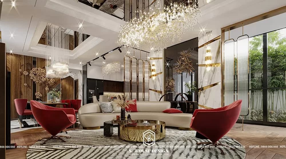 Thiết Kế Nội Thất Biệt Thự Hiện Đại Anh Vũ (2)