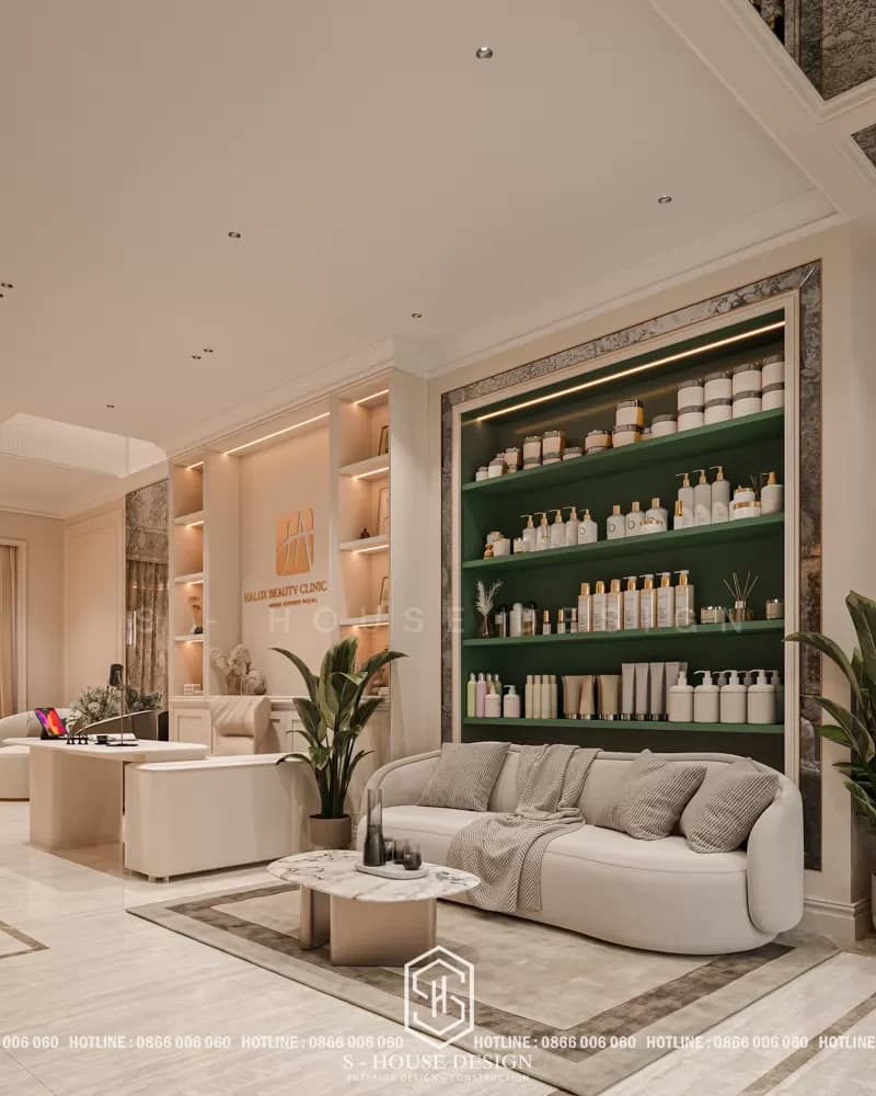 Neoclassical Interior Design of Townhouse Combined with Spa Business (2)