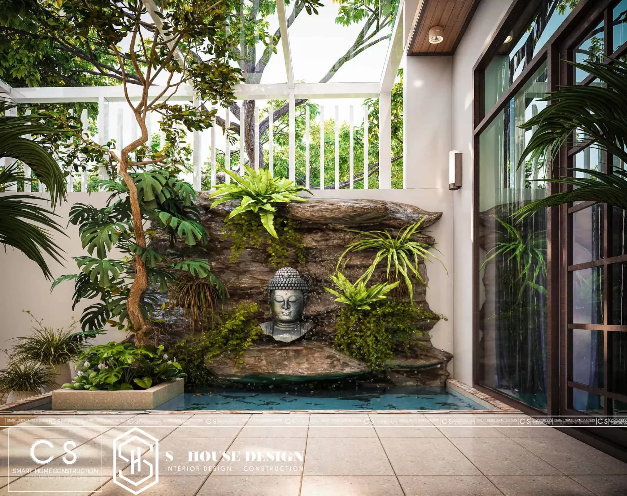 Thiết kế kiến trúc nhà anh Nghiêm (3)