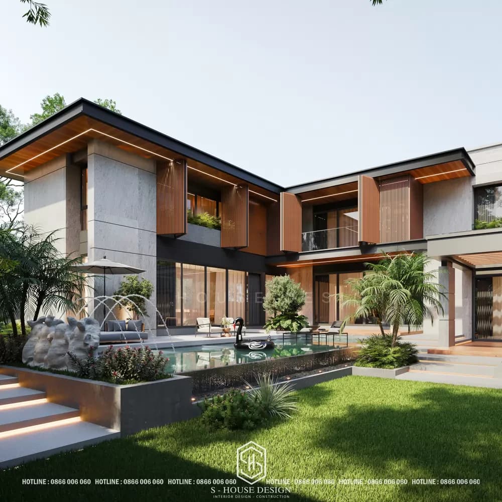 Thiết Kế Biệt Thự Hiện Đại 800m2 nghỉ dưỡng Tại Thảo Điền TP Hồ Chí Minh